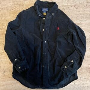 Polo Ralph Lauren Kid’s Black Corduroy Shirt